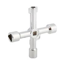 Chave De Bloqueio Quadrada Triangular Cruzada Universal Para Válvula De Armário De Elevador De
