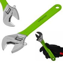 Chave De Boca Chave Inglesa Reforçada Universal Ajustável 10 Polegadas Cabo Reforçado Emborrachado