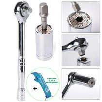 Chave de boca universal Grip multiuso Com Catraca + Chaveiro CBR03396 Chave de boca universal Grip multiuso Com Catraca + Chaveiro CBR03396