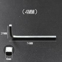 Chave De Cabeça Quadrada Em L De Aço Cromo-Vanádio 4 Pontos 3-10mm Para Apertar Parafusos Quadrados