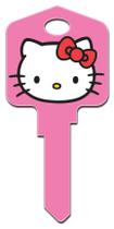 Chave de casa Key Hillman KW-SR1 rosa Hello Kitty Kwikset Chave de casa Key Hillman KW-SR1 rosa Hello Kitty Kwikset