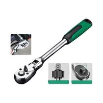 Chave De Catraca Ajustável Com Cabo Extensível, 72 Dentes, Liberação Rápida, Reversível, Soquete De