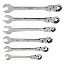 Chave De Catraca Flexível De 8-19mm, Conjunto De Ferramentas Para Carro Com Chaves De Cabeça