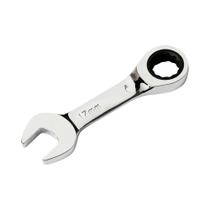 Chave De Catraca Mini De Dupla Função Com Cabo Curto Ajustável Para Reparos Automotivos Ferramenta