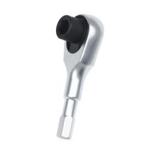 Chave De Catraca Mini Hexagonal De 1/4" Com 72 Dentes E Adaptadores Para Reparos Domésticos E DIY