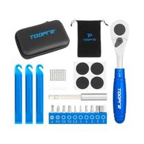 Chave De Catraca Mini Multifuncional Kit De Reparação De Bicicleta 6 Soquetes Ferramentas Para Pneus