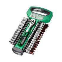 Chave de Catraca Multifuncional 72 Dentes - 1/4, 3/8 e 1/2 Polegada