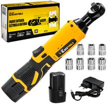 Chave De Catraca Profissional Elétrica 3/8 Polegada Portátil 12v The Black Tools