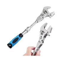 Chave De Catraca Telescópica Ajustável De 10 Polegadas, Ferramenta Multifuncional Para Banheiro E Ar Chave De Catraca Telescópica Ajustável De 10 Polegadas, Ferramenta Multifuncional Para Banheiro E Ar