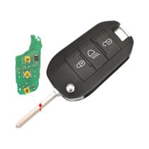 Chave De Controle Remoto 433.92MHz Para Carros Peugeot 208 2008 301 308 508 5008 E Citroen C-Elysee