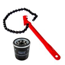 Chave De Corrente Para Filtro Óleo Universal Grande 12 Pol Chave De Corrente Para Filtro Óleo Universal Grande 12 Pol