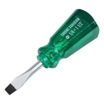 Chave de Fenda 1/4''x1.1/2'' SL6 Aço CRV 1140855 MTX Chave de Fenda 1/4''x1.1/2'' SL6 Aço CRV 1140855 MTX