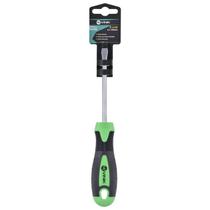 Chave de fenda 6 x 100mm - 1/4 x 4 pol. em aco cromo vanadio cabo ergonomico