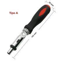 Chave de Fenda Catraca Ajustável 0-180° - 1/4" - Direita e Esquerda
