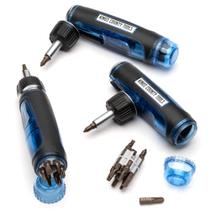Chave de fenda com catraca Kings County Tools com 13 brocas de aço