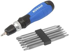 Chave de fenda com catraca Kobalt Movimento duplo e rapido Alta precisão - 10 em 1 Chave de fenda com catraca Kobalt Movimento duplo e rapido Alta precisão - 10 em 1