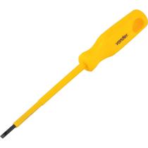 Chave de Fenda com Haste Isolada, aço Cromo Vanádio, 1/8" x 4" Vonder OstenVonder Chave de Fenda com Haste Isolada, aço Cromo Vanádio, 1/8" x 4" Vonder OstenVonder