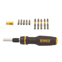 Chave de fenda Dewalt Max Fit com catraca telescópica de vários bits Chave de fenda Dewalt Max Fit com catraca telescópica de vários bits