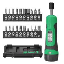 Chave de fenda dinamométrica LLAVETOR 1/4 Drive 1,5-8 Nm com conjunto de 20 bits Chave de fenda dinamométrica LLAVETOR 1/4 Drive 1,5-8 Nm com conjunto de 20 bits
