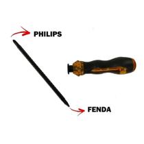 Chave de fenda e philips 100mm - balkau Chave de fenda e philips 100mm - balkau