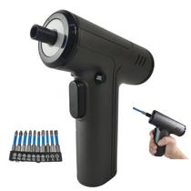 Chave de Fenda Eletrica 10 Bits Reforma Obra Construçao Bateria Recarregavel Sem Fio Luz de Led Casa Trabalho Seguro Portatil Potente Chave de Fenda Eletrica 10 Bits Reforma Obra Construçao Bateria Recarregavel Sem Fio Luz de Led Casa Trabalho Seguro Portatil Potente