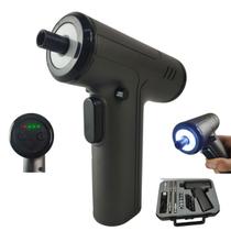 Chave de Fenda Eletrica 29 Bits Parafusadeira Furadeira Maleta Broca Luz de Led Bateria Recarregavel Sem Fio Construçao Obra Reforma Empresa Trabalho