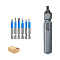 Chave De Fenda Elétrica Compacta Sem Fio Com Bateria De Lítio Recarregável, Ferramenta