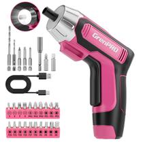 Chave de Fenda Elétrica GRENPRO 4V Recarregável Sem Fio 29 Peças Chave de Fenda Elétrica GRENPRO 4V Recarregável Sem Fio 29 Peças