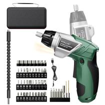 Chave de fenda elétrica MYMULIKE Cordless 3.6V com 49 acessórios Chave de fenda elétrica MYMULIKE Cordless 3.6V com 49 acessórios