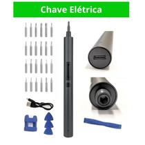 Chave de Fenda Elétrica Philips de Precisão Recarregável, Sem Fio 31 em 1, Magnética para Manutenção Óculos, Celulares e Consoles Exbom