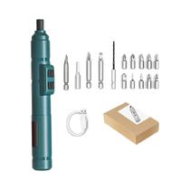 Chave de Fenda Elétrica Sem Fio Recarregável - 1300mAh, 3.6V, com Mini Furadeira