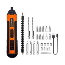 Chave De Fenda Elétrica Sem Fio Recarregável Com Bateria De Lítio De 1300mAh, Mini Furadeira,