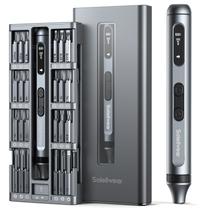 Chave de fenda elétrica Soleilwear Mini 52 em 1 com brocas magnéticas Chave de fenda elétrica Soleilwear Mini 52 em 1 com brocas magnéticas