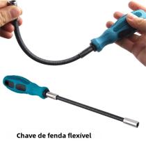 Chave De Fenda Flexível Azul Verde 7mm Hexagonal Multifuncional Ferramentas Manuais Antiderrapantes Chave De Fenda Flexível Azul Verde 7mm Hexagonal Multifuncional Ferramentas Manuais Antiderrapantes