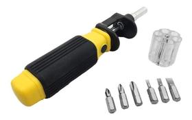 Chave De Fenda Giratória 6 Em 1 Multifuncional