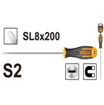 Chave de fenda haste redonda ingco cr-v5/16 x 8" - hs688200