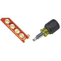 Chave de fenda Level & Multi-Bit Klein Tools Magnética de 6 polegadas