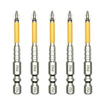 Chave De Fenda Magnética PH2 Antiderrapante Com Ponta De Broca De Dureza Para Ferramentas Manuais