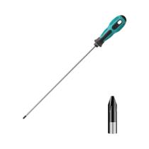 Chave De Fenda Magnética Phillips Longa Com Cabo De Borracha Para Instalação E Desmontagem