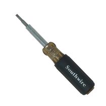 Chave de Fenda MultiBit 6 em 1 Southwire em Aço Cromado com Cabo Confortável Chave de Fenda MultiBit 6 em 1 Southwire em Aço Cromado com Cabo Confortável