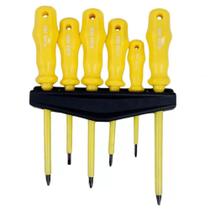 Chave de fenda/philips isolada (jg) 6 pçs b367 black jack