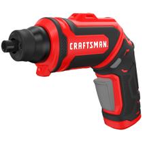 Chave de fenda sem fio CRAFTSMAN 4V com carregador USB e kit