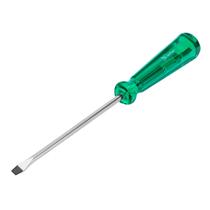 Chave de fenda sl6 1/4 x 6 pol 150mm crv cabo verde 1pc mtx