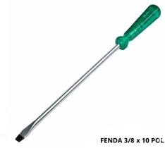Chave de fenda sl9,5 crv 3/8 x 10 pol 250mm cabo verde mtx 1142055 Chave de fenda sl9,5 crv 3/8 x 10 pol 250mm cabo verde mtx 1142055