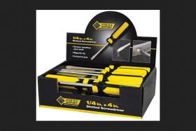 Chave de fenda Steel Grip 1/4 x 10 cm com ponta magnética