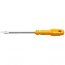 Chave De Fenda Tramontina Master Yellow Com Ponta Chata 1-8x6" Chave De Fenda Tramontina Master Yellow Com Ponta Chata 1-8x6"