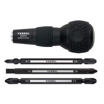 Chave de fenda VESSEL BALL GRIP 1/4 Hex. Bit intercambiável