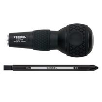 Chave de fenda VESSEL BALL GRIP 1/4 Hex. Bit intercambiável
