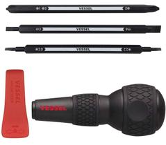 Chave de fenda VESSEL Ball Grip Nº 220W-BC3C intercambiável