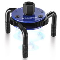 Chave de filtro de óleo WORKPRO Universal Ajustável 76mm a 130mm Chave de filtro de óleo WORKPRO Universal Ajustável 76mm a 130mm